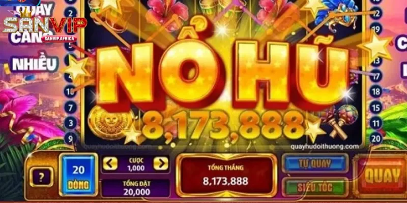 Các dòng game nổ hũ nổi bật trên SANVIP